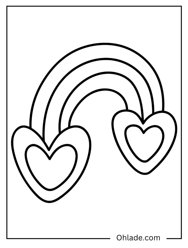 Valentine's Heart Coloring Pages